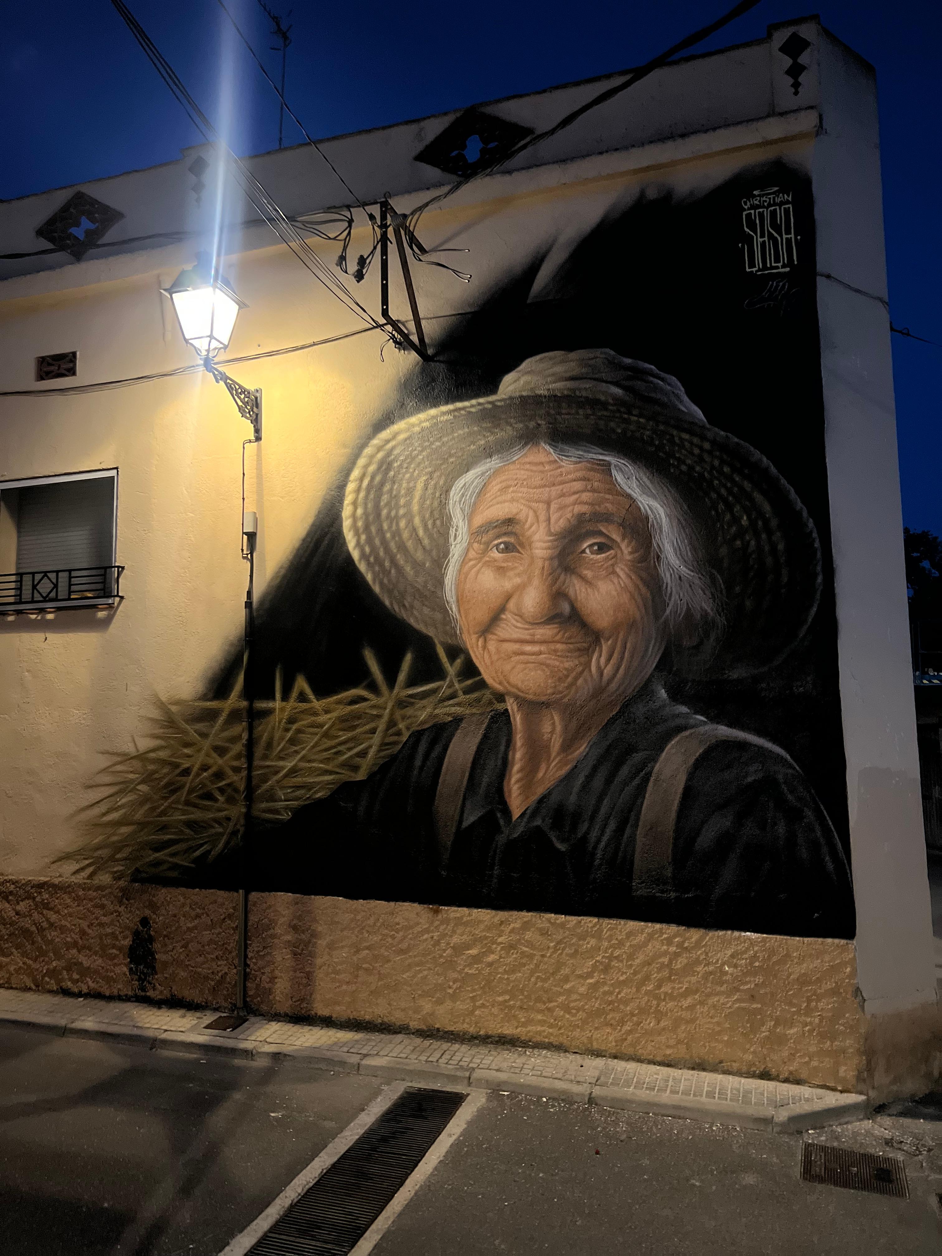 Mural de la pagesa catalana